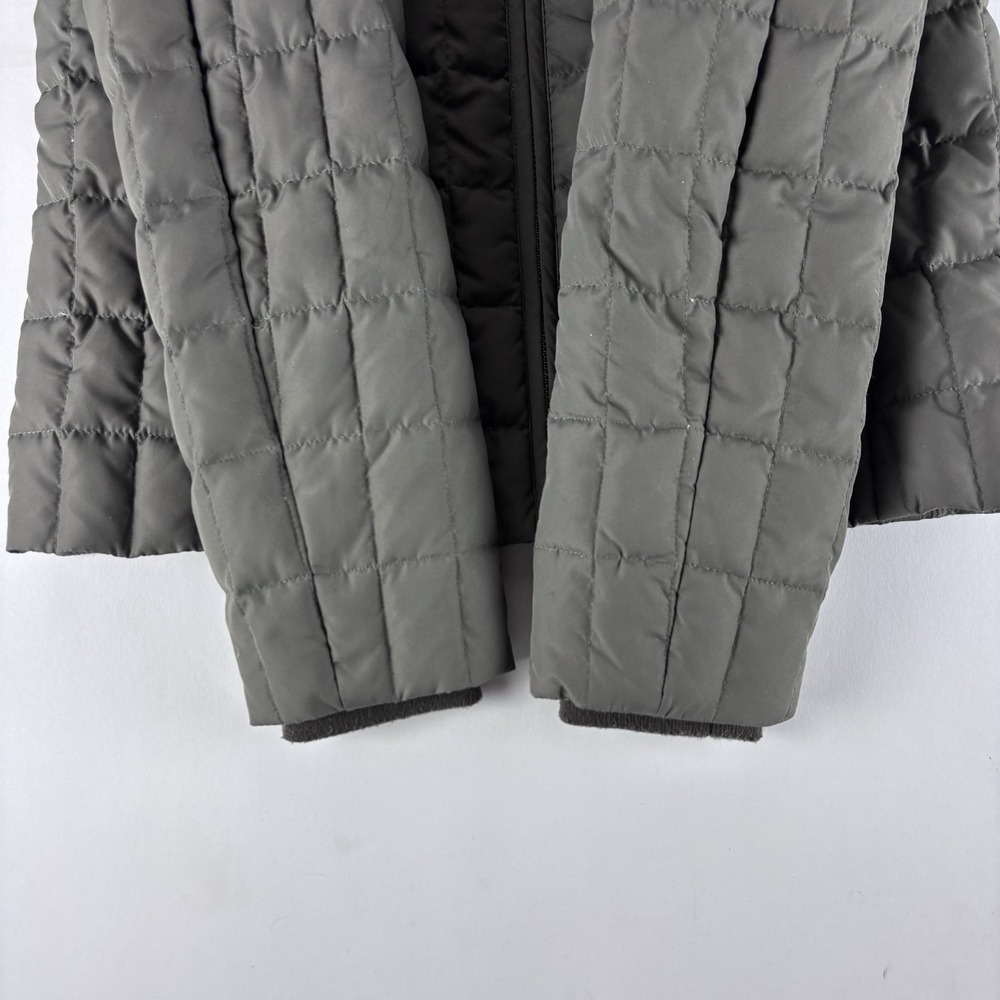 J. Crew Women's Olive Green Quilted‎ Down Filled Jacket Womens XS - Picture 7 of 13